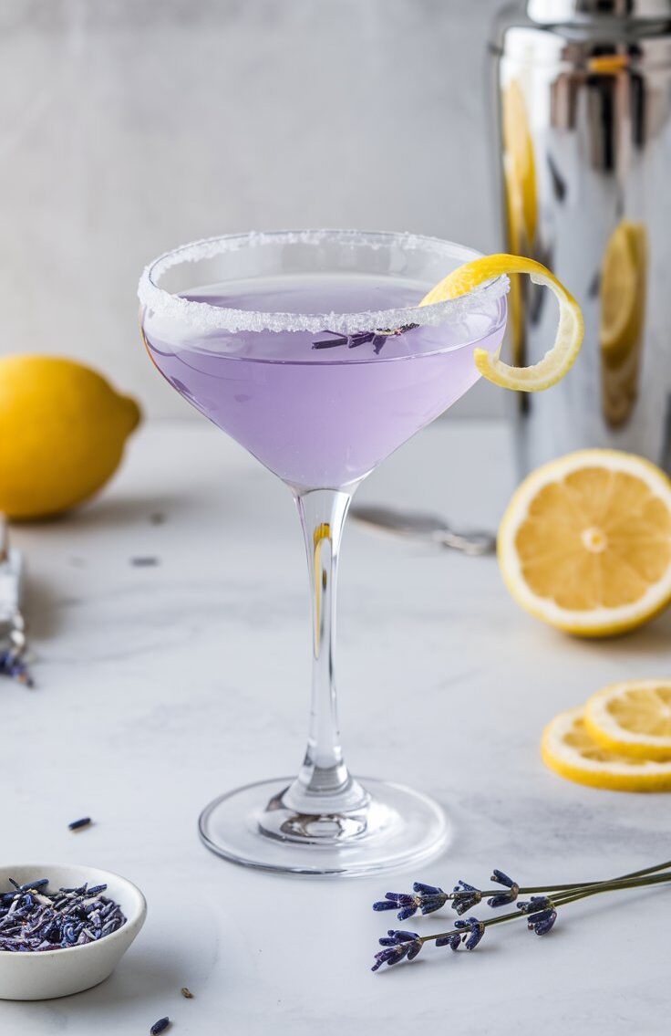 A Lavender Lemon Drop Martini: Your Dreamy Cocktail Escape