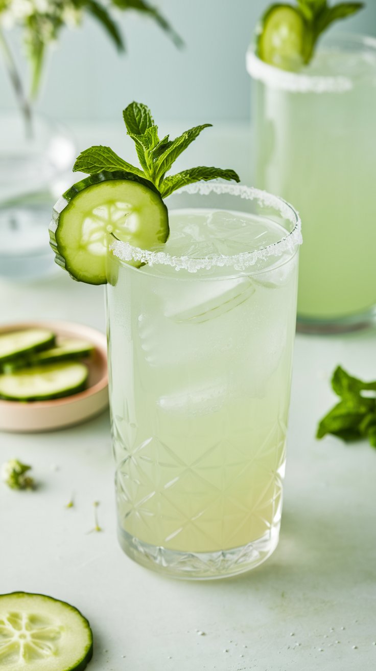 Cool Off with This Refreshing Cucumber Gin Cocktail