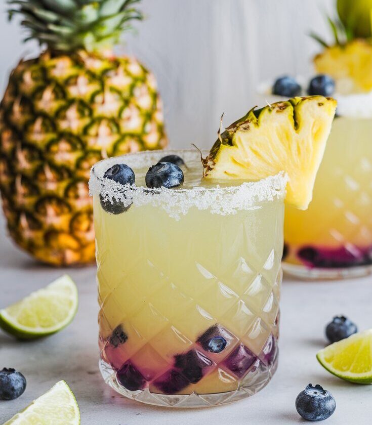 Fruity & Refreshing: Pineapple Blueberry Margarita Recipe